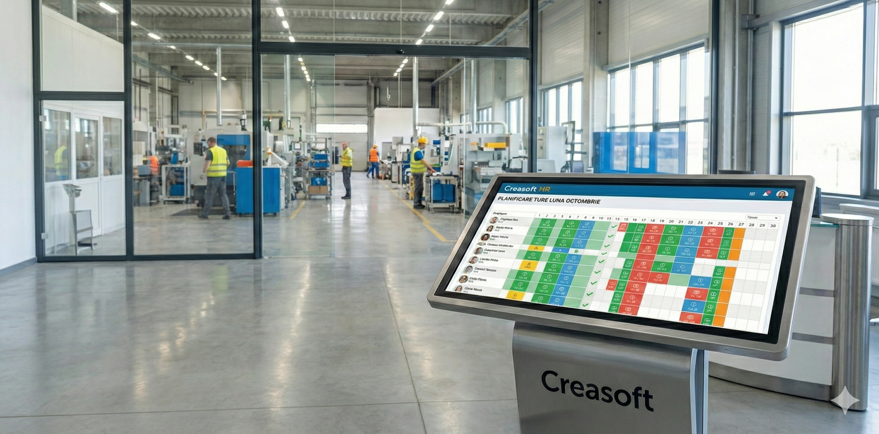 Generare Program Angajati si Ture de Lucru cu Creasoft HR